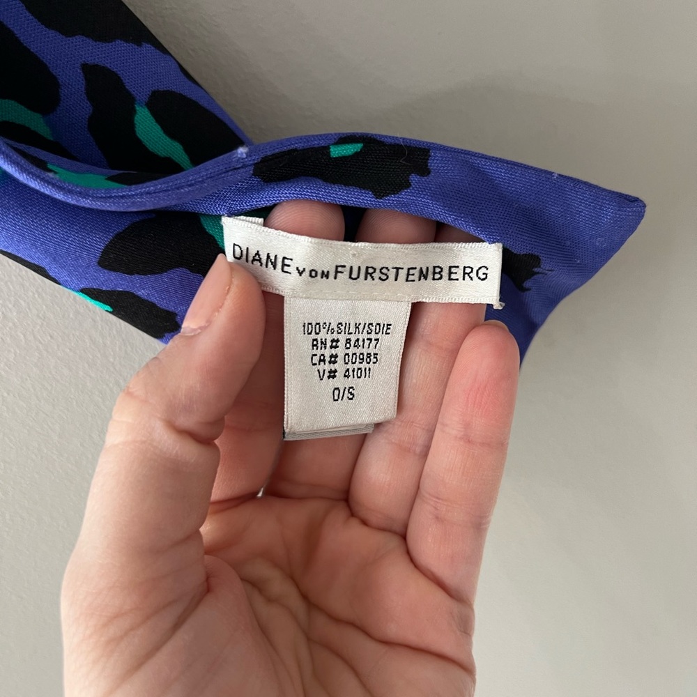 DVF slinky jersey scarf